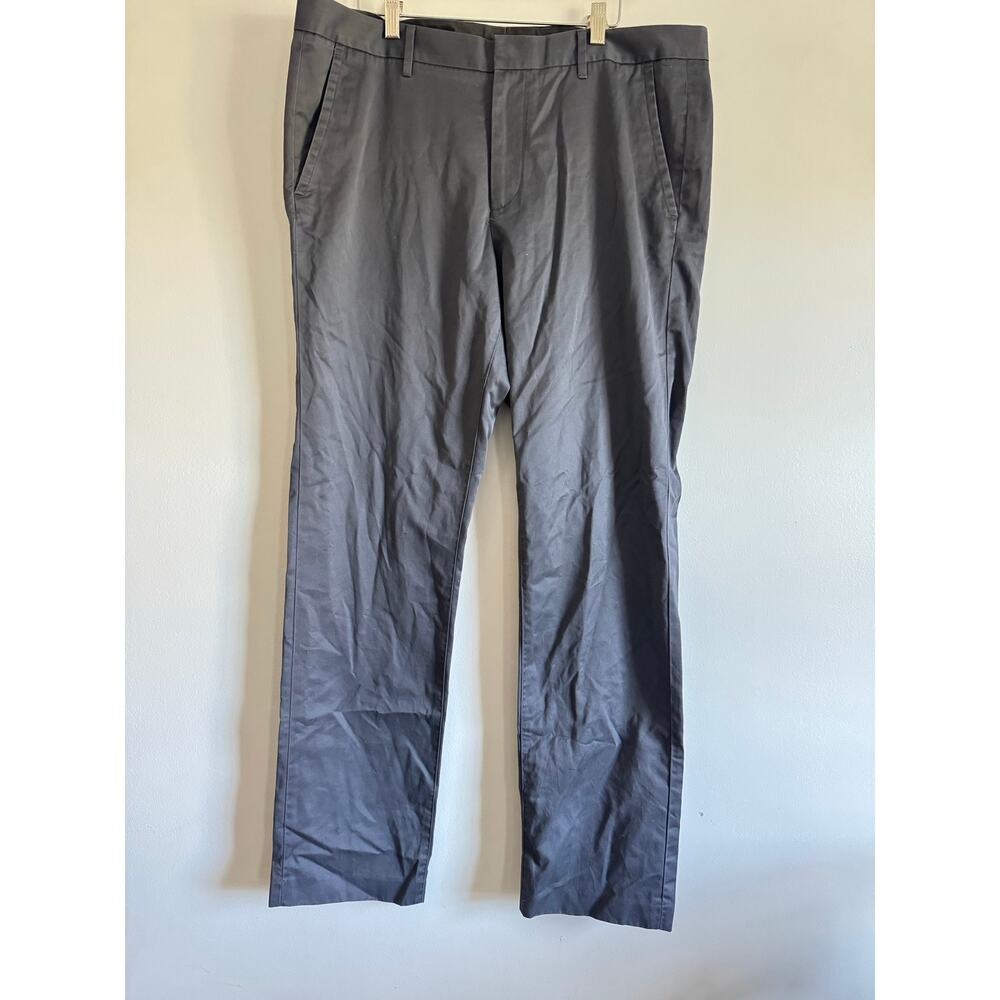 Bonobos “Friday” Stretch Chinos Men’s 36x32 Gray Slim Fit Casual Dress Pants